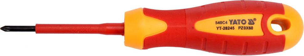 Yato YT-28245 Wkrętak izolowany 1000V PZ0 X 60mm