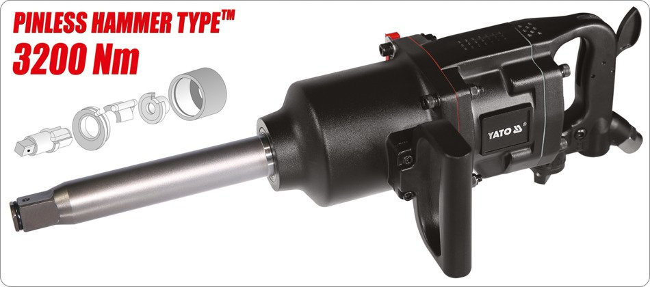YATO YT-09615 Klucz pneumatyczny 1cal 3200Nm