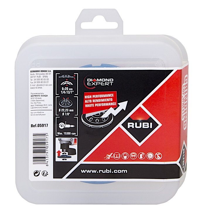 RUBI 5917 Talerz diamentowy do szlif. betonu 100mm