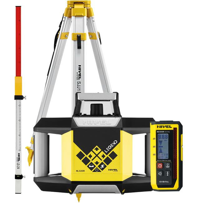 Nivel System NL320R DIGITAL Niwelator laserowy z czujnikiem cyfrowym zestaw