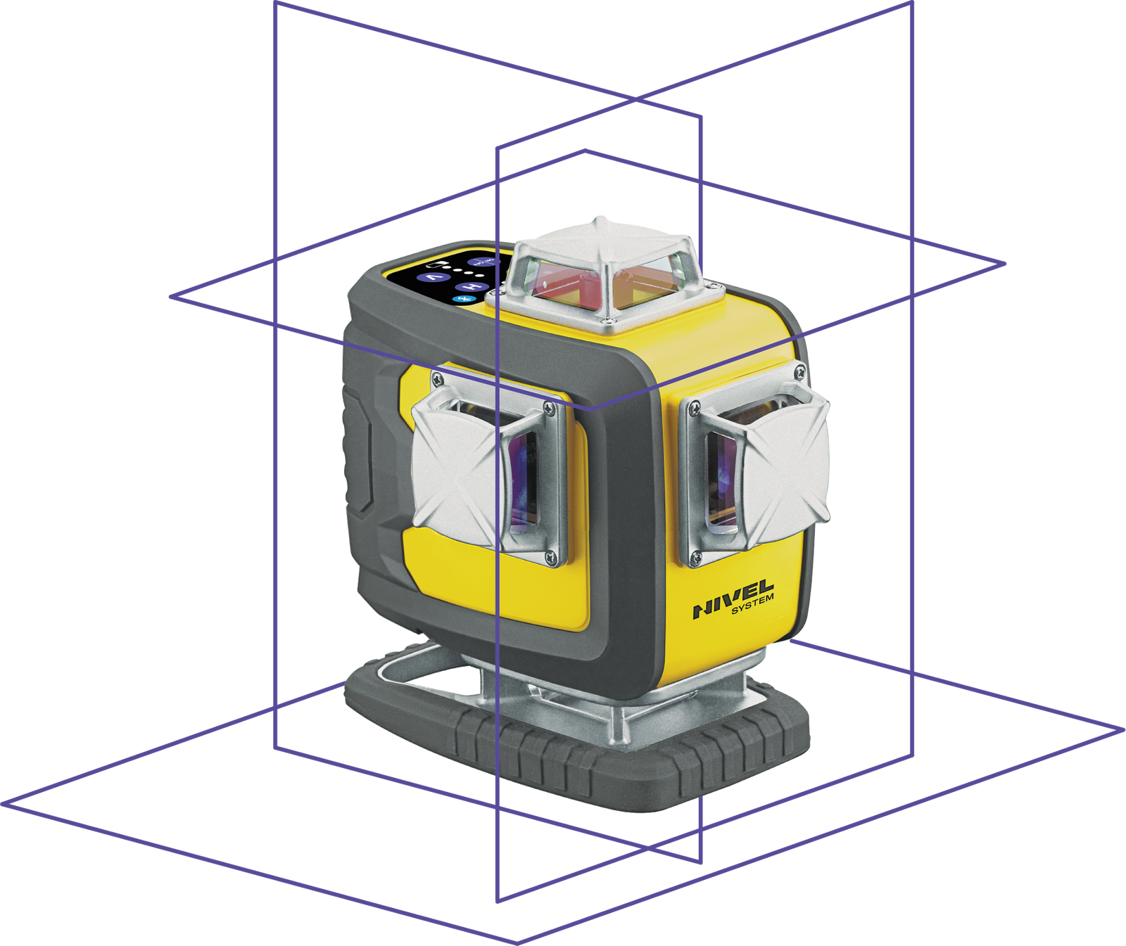 Nivel System CL4D-P Laser krzyżow fioletowy zestaw