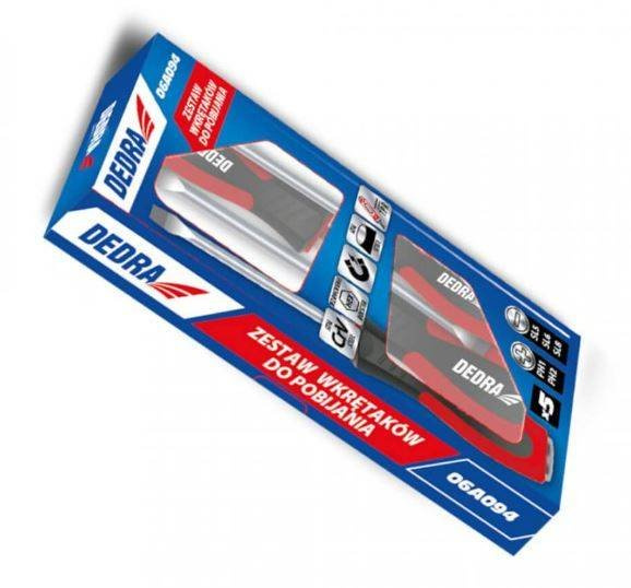 Dedra 06A094 Zestaw wkrętaków do pobijania 5 szt