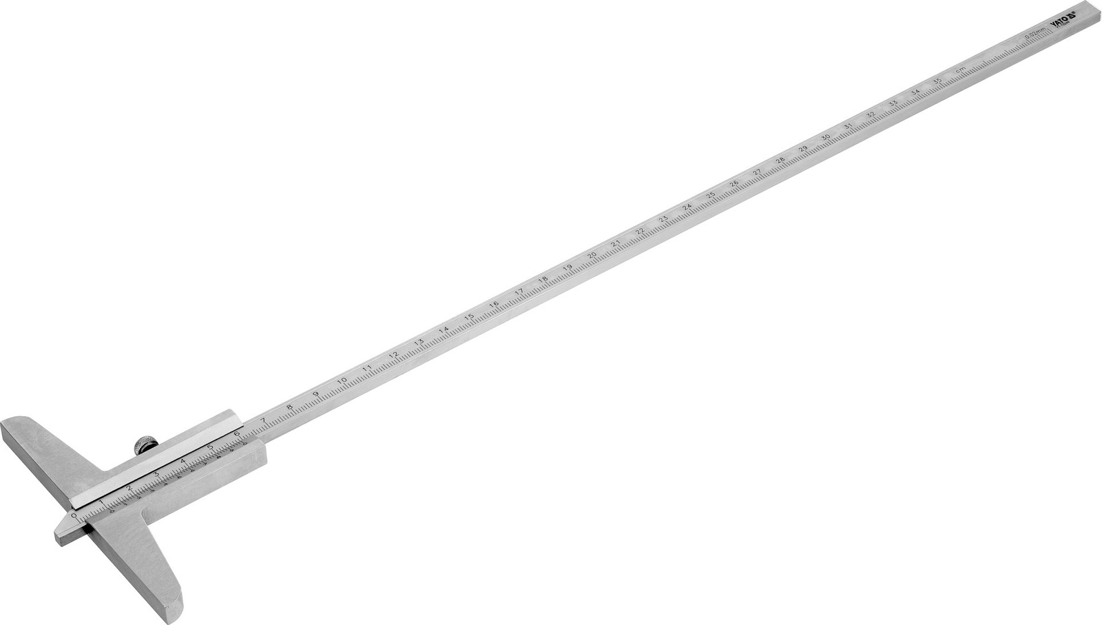 Yato YT-72244 Głębokościomierz suwmiarkowy tradycyjny kasetka 0-350 mm
