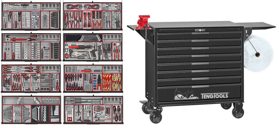 Teng Tools 300630100 Wózek narzędziowy 1008 e.