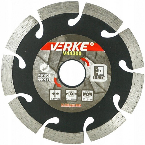 Verke V44300 Tarcza diamentowa 125 mm do płytek