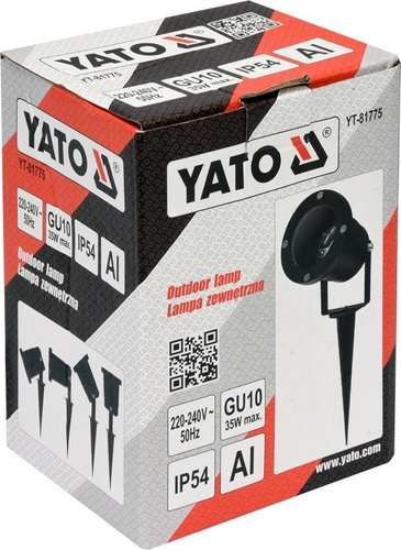 Yato YT-81775 Reflektor ogrodowy GU10 ze szpikulce