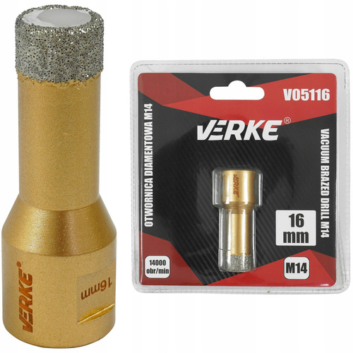 Verke V05116 Wiertło diamentowe otwornica 16mm