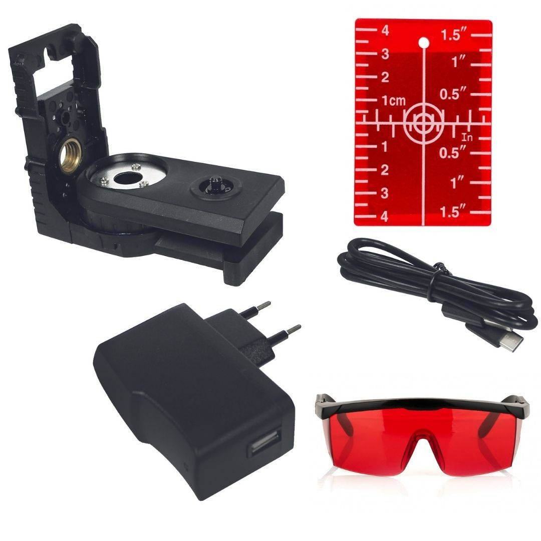 Smart SM-06-03015R Laser krzyżowy czerwony 360°