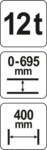 YATO YT-55580 PRASA HYDRAULICZNA 12T