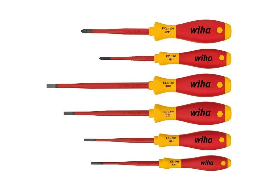 Wiha 35389 Wkrętaki SoftFinish slimFix Płaski 6-cz