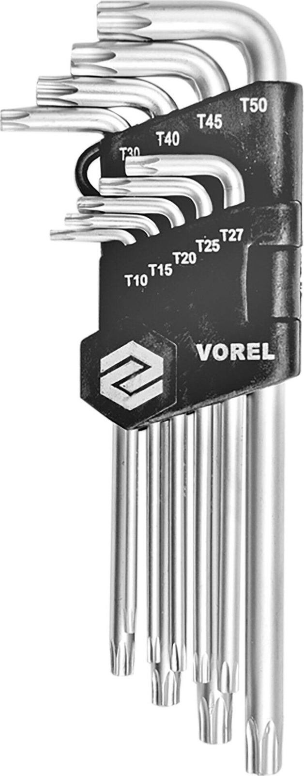 Vorel 56478 Klucze torx security 9cz. T10-t5