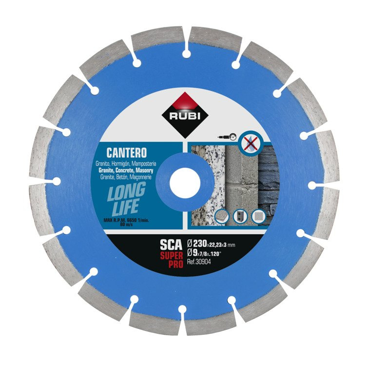 RUBI 30904 Tarcza diamentowa segmentowa 230mm