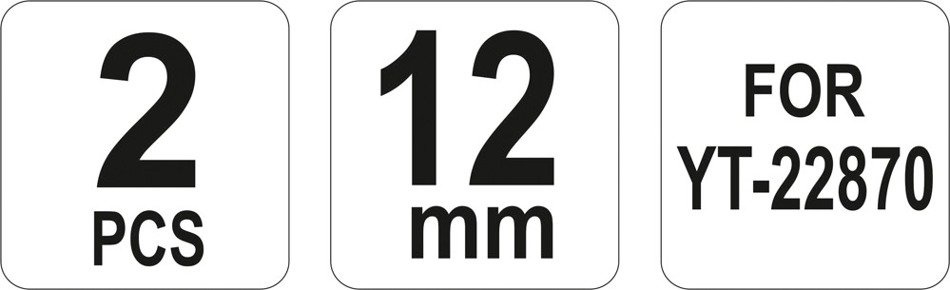 YATO YT-22873 NOŻE WYMIENNE DO OBCINAKA YT-22870