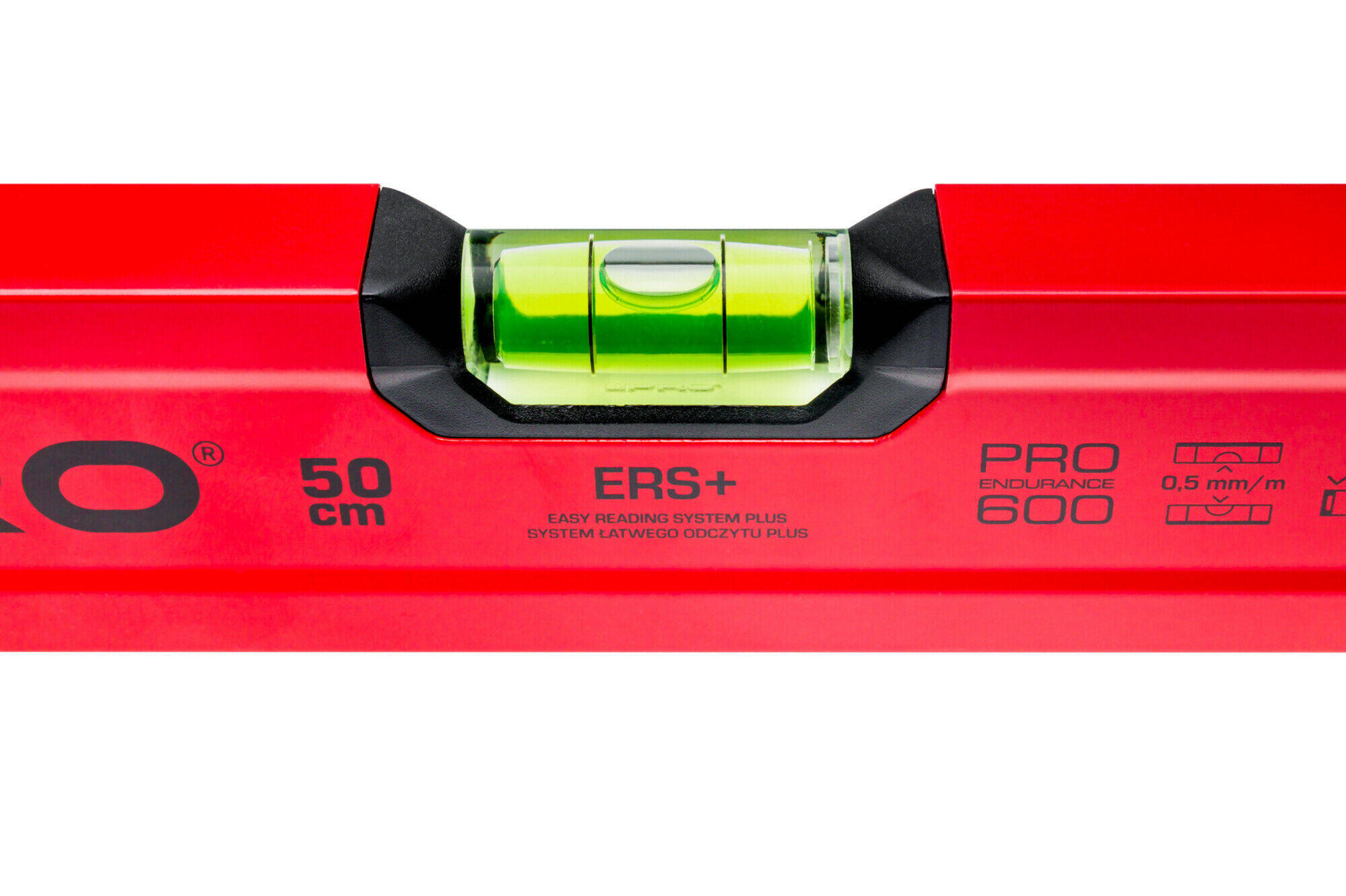 PRO PRO-A1050 Poziomica Malowana Czerwona 50 cm