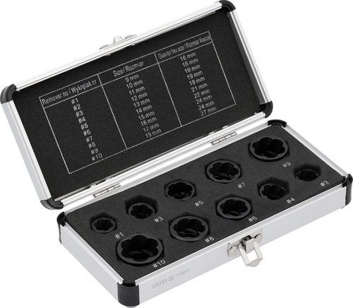 Yato YT-060311 Nasadki krótkie do wykręcania uszkodzonych zniszczonych śrub