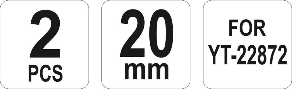 YATO YT-22875 NOŻE WYMIENNE DO OBCINAKA YT-22872