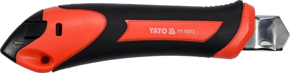 Yato YT-75072 Nożyk nóż do tapet tapeciak tapicerski z ostrzem łamanym 18mm
