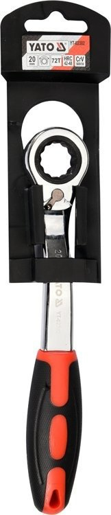 Yato YT-02382 Klucz oczkowy odgięty grzechotk 20mm