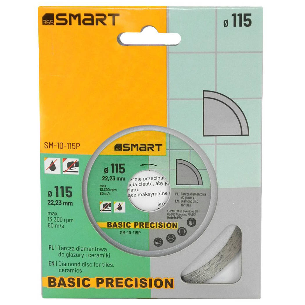 Smart SM-10-115P Tarcza diamentowa do cerami 115mm