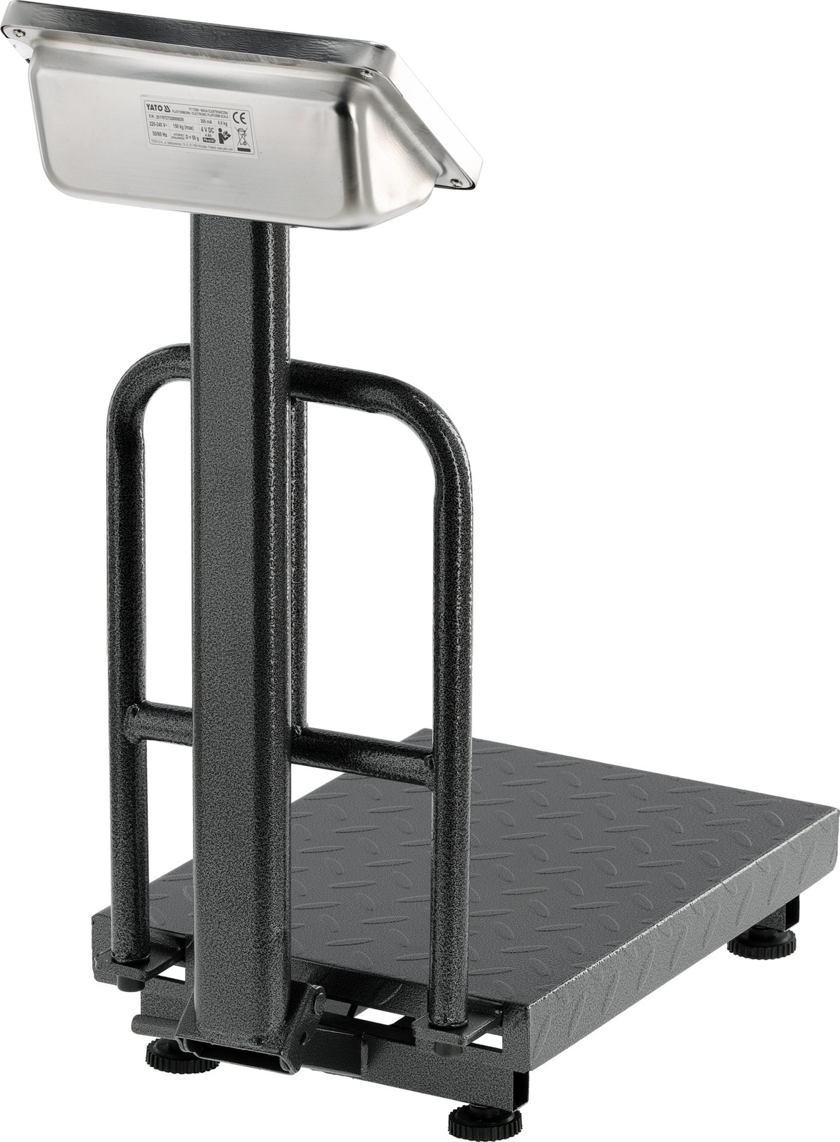 Yato YT-73280 Wytrzymała elektroniczna waga platformowa 30 x 40 cm 150 kg