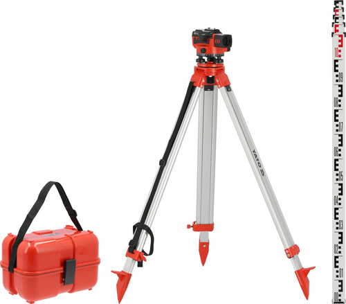 Yato YT-30553 Niwelator optyczny budowlany geodezyjny łata statyw 100m 32X