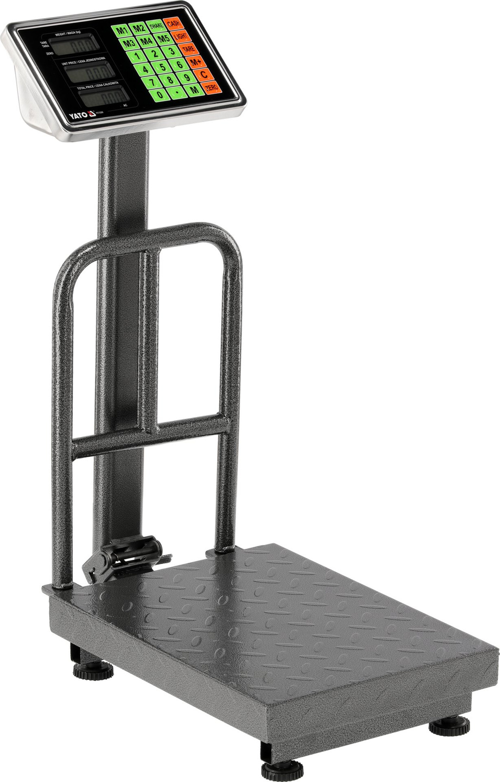 Yato YT-73280 Wytrzymała elektroniczna waga platformowa 30 x 40 cm 150 kg