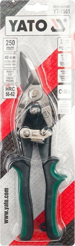 Yato YT-1961 Nożyce do cięcia blachy, prawe 250 mm