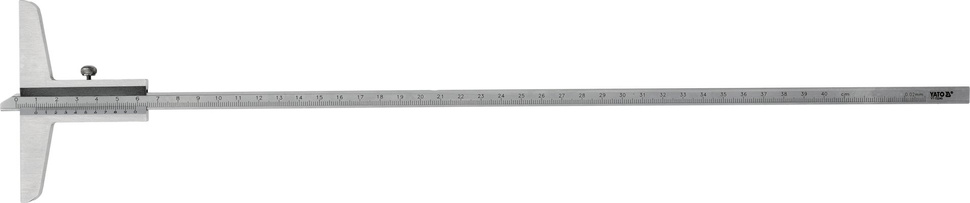 Yato YT-72245 Głębokościomierz suwmiarkowy tradycyjny kasetka 0-400 mm