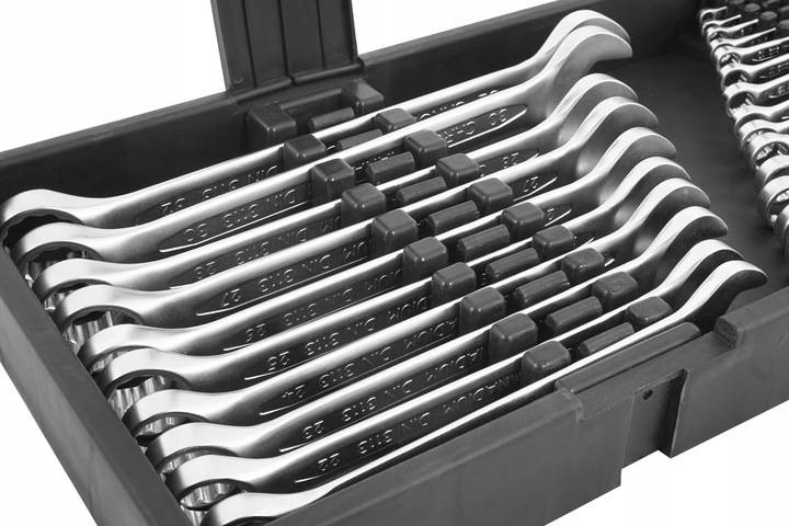 Verke V35337 Klucze płasko-oczkowe 6-32mm 25szt.