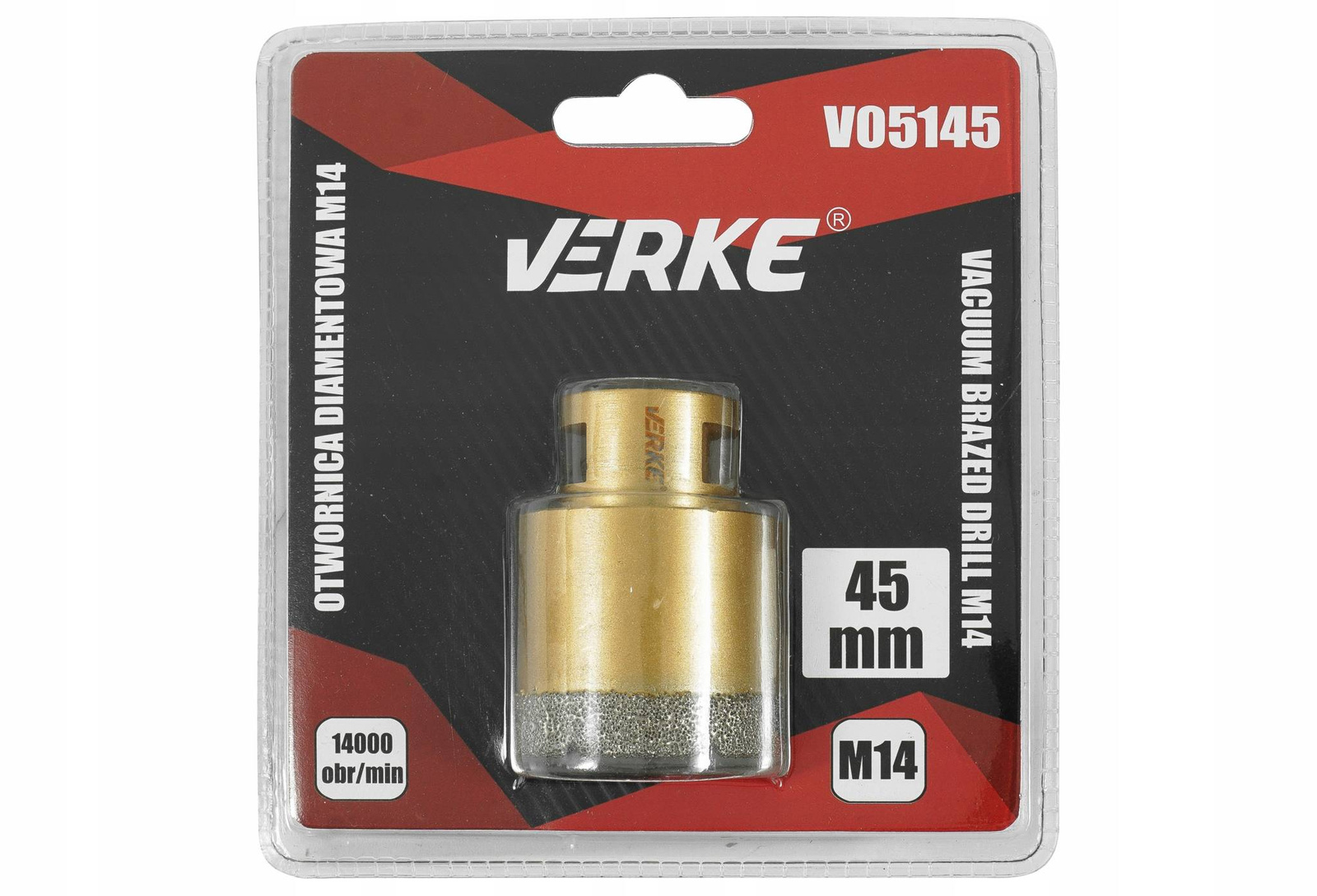 Verke V05145 Wiertło diamentowe otwornica 45mm