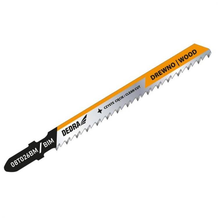 Dedra 08T026BM 2 Brzeszczoty do drewna 75 mm