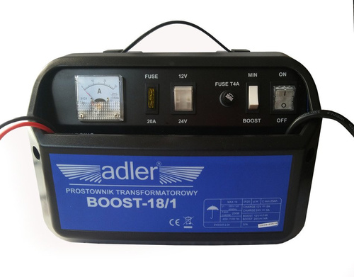Adler BOOST-18/1 Prostownik transformator. 12/24V