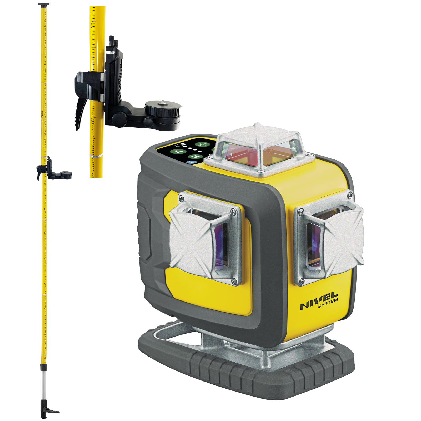 Nivel System CL4D-G Laser krzyżowy zielony zestaw