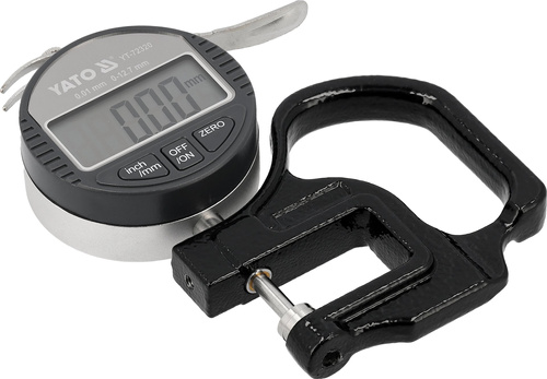 Yato YT-72320 Grubościomierz zegarowy elektroniczny walizka 12,7mm / 0,01mm