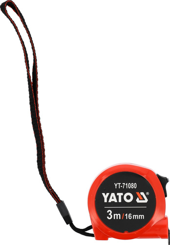 Yato YT-71080 Miara zwijana taśma miernicza metalowa z blokadą 3 m 16 mm