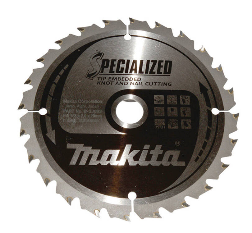 Makita B-33093 Tarcza tnąca T.C.T 165 x 20 mm