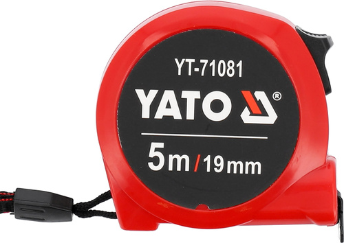 Yato YT-71081 Miara zwijana taśma miernicza metalowa miarka z blokadą 5 m