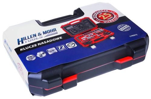 Hillen Mohr 17K072 Nasadki chrom z magnet końcówką