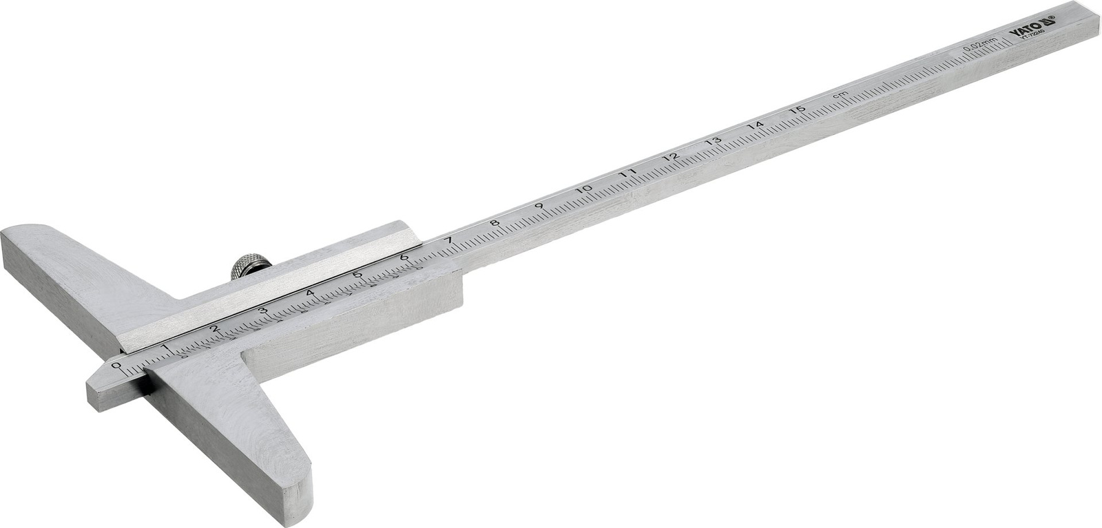 Yato YT-72240 Głębokościomierz suwmiarkowy tradycyjny kasetka 0-150 mm