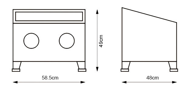 Unicraft SSK 1 Piaskarka Kabinowa 90 l