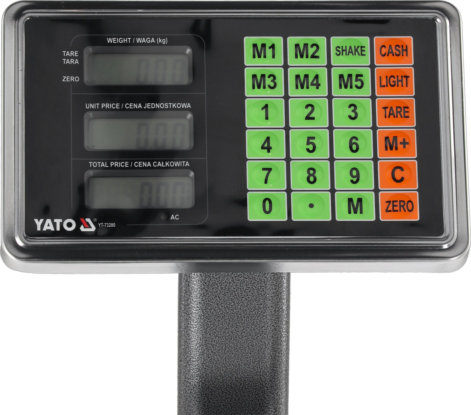 Yato YT-73280 Wytrzymała elektroniczna waga platformowa 30 x 40 cm 150 kg