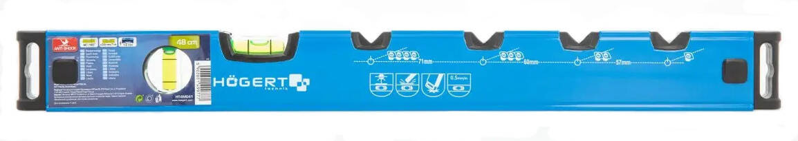 Hogert HT4M041 Poziomnica dla elektryka 480 mm