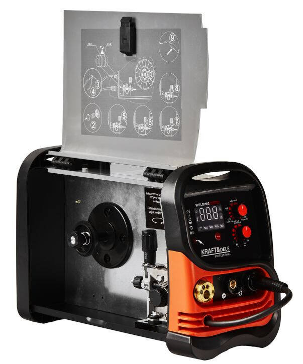 Kraft&Dele KD1883 Spawarka IGBT - GAZ / BEZ GAZU