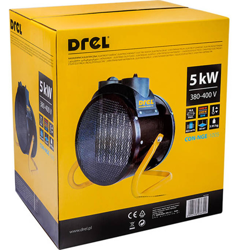 DREL CON-NGE-1005 Nagrzewnica farelka 5kW 400W