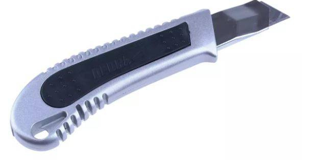 Dedra M9017P Nóż tapicerski, tapeciak, łamany,18mm