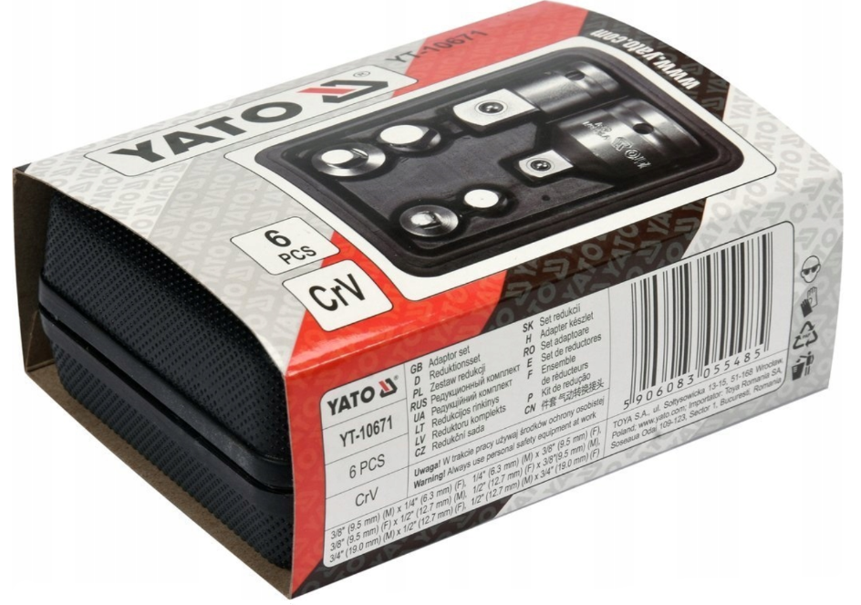 Yato YT-10671 Zestaw redukcji 6 sztuk