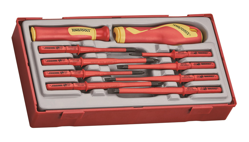 Teng Tools 282670108 Zestaw wkrętaków 1000V 10szt.