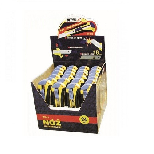 DEDRA M9015P Nóz z ostrzem łamanym 18 mm