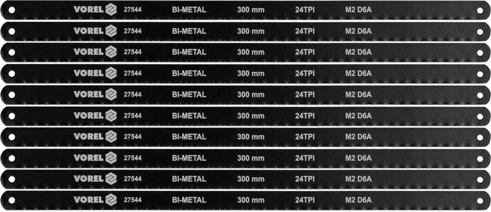 Vorel 27544 Brzeszczot bimetalowy, 10szt.