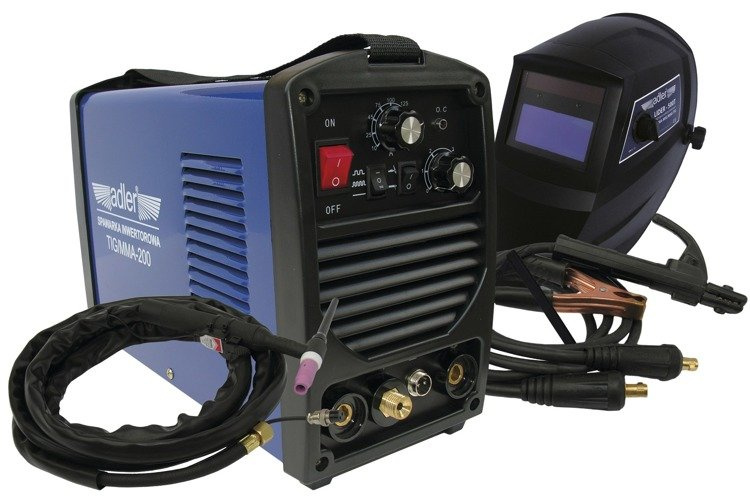Adler TIG/MMA-200 Spawarka inwertorowa +LIDER-500T